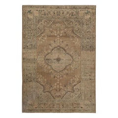 Tapis de sol Persan Malayer - Laine Design Brown - 97764