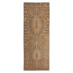 Tapis persan d'Azerbaïdjan - Motif taupe en laine - 97733