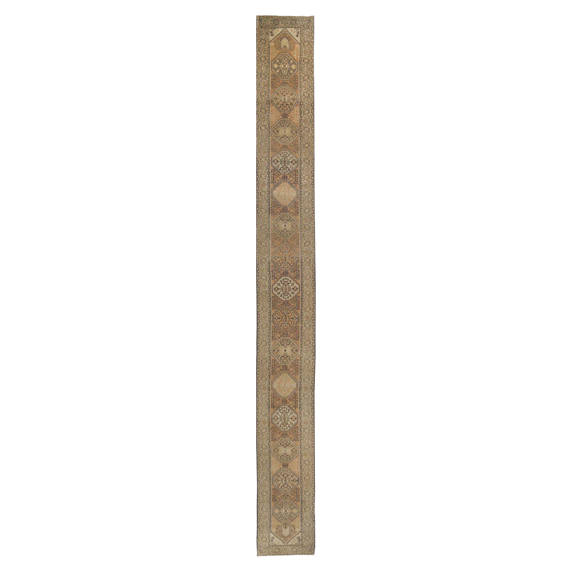 Tappeto Persiano Heriz - Lana Avorio Taupe Design - 97736