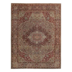Tappeti persiani Malayer - Lana Rosso Taupe Design - 97737