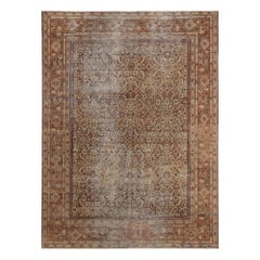 Tappeti persiani Mahal - Lana Marrone Rosa Taupe Design - 97750