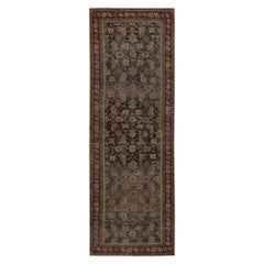 Tappeto Persiano Mahal - Lana Marrone Avorio Rosso - 97805