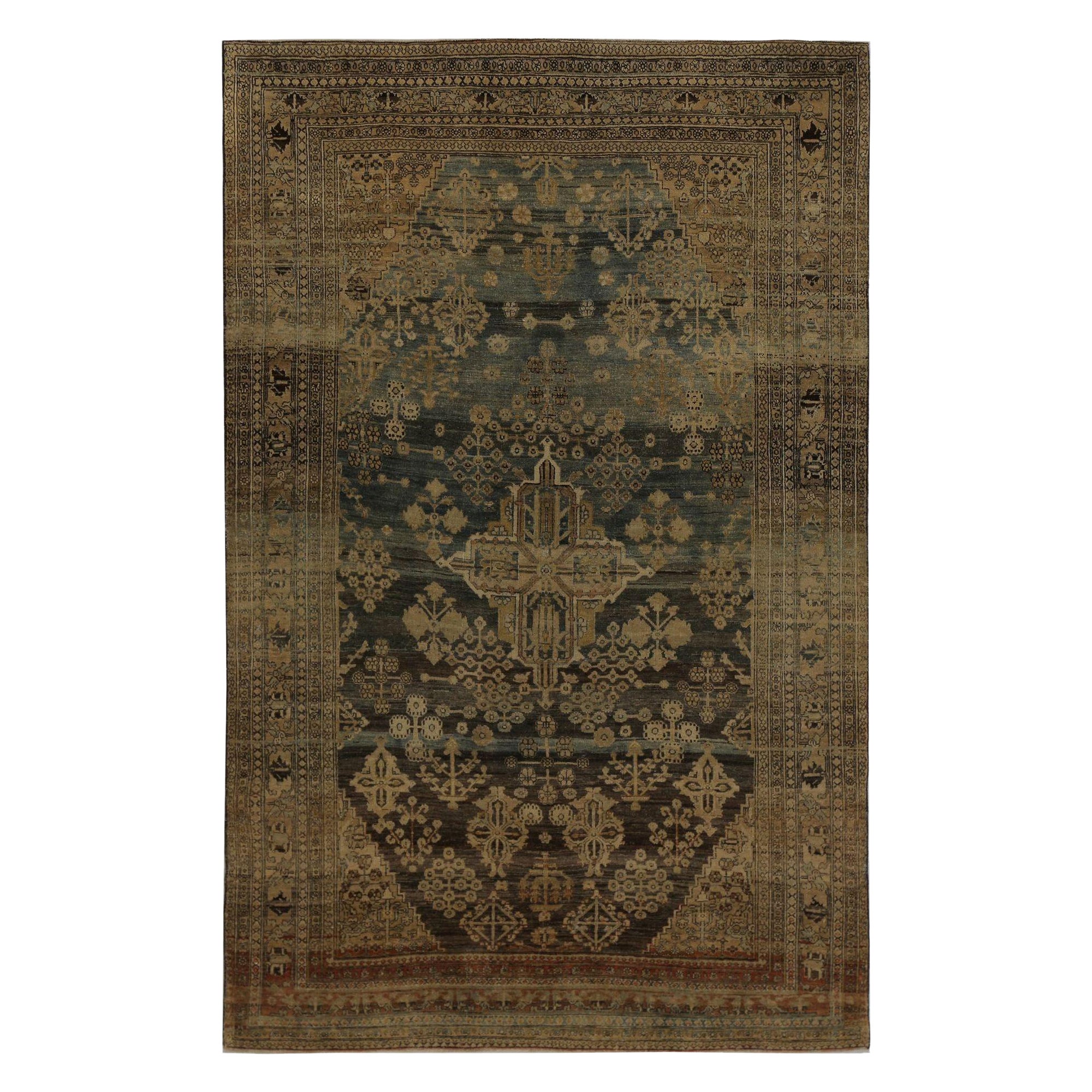 Tappeto persiano Joshagan Small - Lana Marrone Taupe Design - 97807