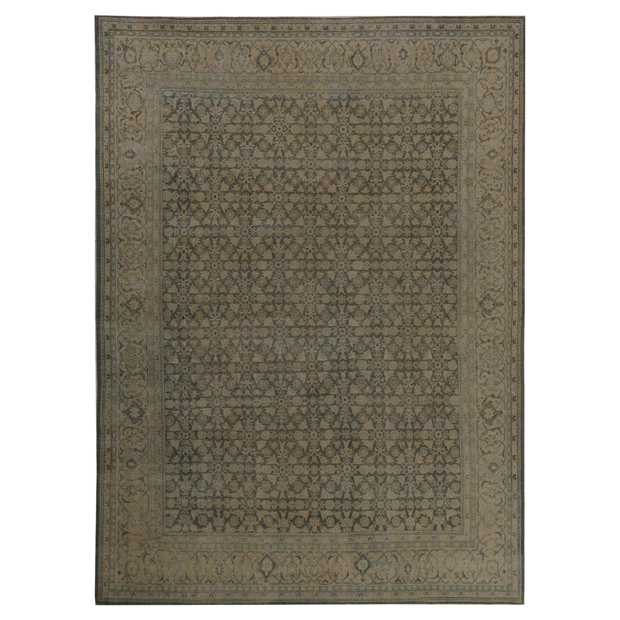 Persische Mahal Teppiche - Wolle Brown Taupe Design - 97811