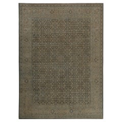 Tappeti persiani Mahal - Lana Marrone Taupe Design - 97811