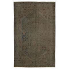 Alfombras Persas Malayer - Lana Diseño Azul Marrón Topo - 97828