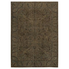 Tappeti persiani Tabriz - Lana Marrone Taupe Design - 97846