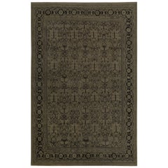 Alfombras Persas Mahal - Diseño Lana Marrón Topo - 97847