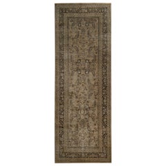 Alfombra Persa Mahal - Diseño Lana Marrón Topo - 97796