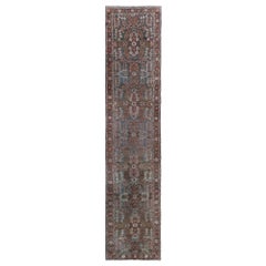 Tappeto Persiano Malayer - Lana Marrone Avorio Azzurro Rosso - 97895