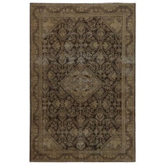 Alfombras Persas Mahal - Diseño Lana Marrón Topo - 97802