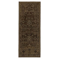 Tappeti persiani Malayer - Lana Marrone Taupe Design - 97817