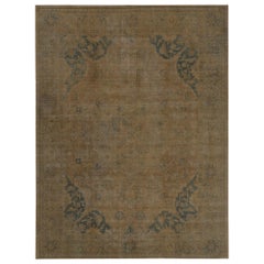 Alfombras Persas Tabriz - Diseño Lana Marrón Topo - 97818