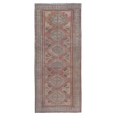 Alfombra Persa Azerbaiyán - Lana Marrón Marfil Rosa Topo - 97920