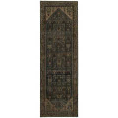 Alfombra Persa Malayer - Diseño Lana Marrón Gris Topo - 97838
