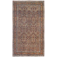 Persische Bijar Teppiche - Wolle Braun Grau Rot Taupe Gelb - 97930