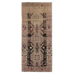 Persische Aserbaidschan Teppiche - Wolle Braun Elfenbein Rosa Design - 97963