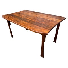 American Studio Craft solid Walnut Dining Table Style of Wharton Esherick