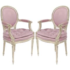 Incredible Pair of 1960s Louis XVI Style Armchairs 12