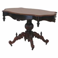 Victorian Marble Turtle Top Center Table