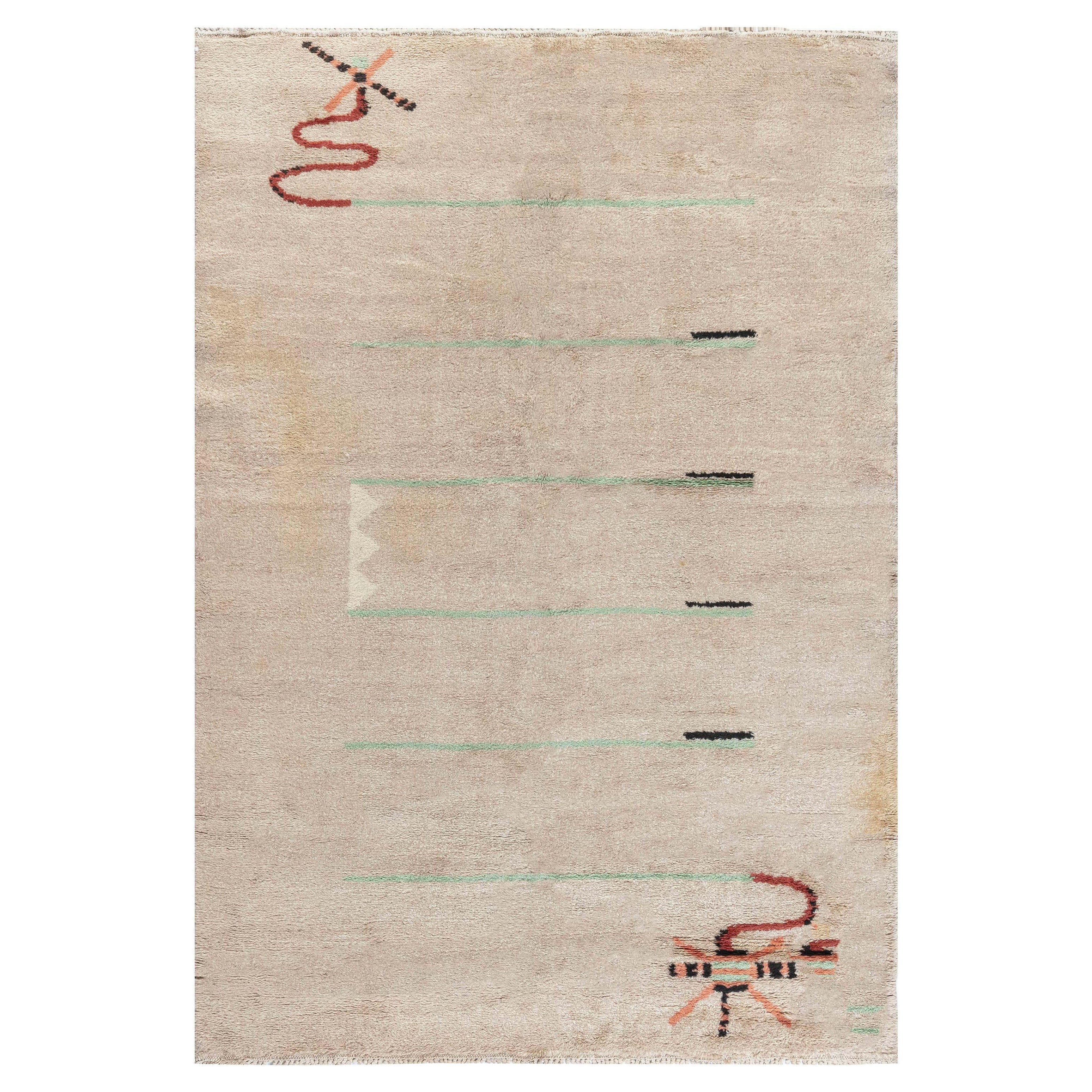 Doris Leslie Blau French Art Deco Hand Knotted Wool Rug