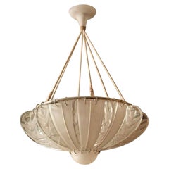 Rene Lalique "Hirondelles" Chandelier