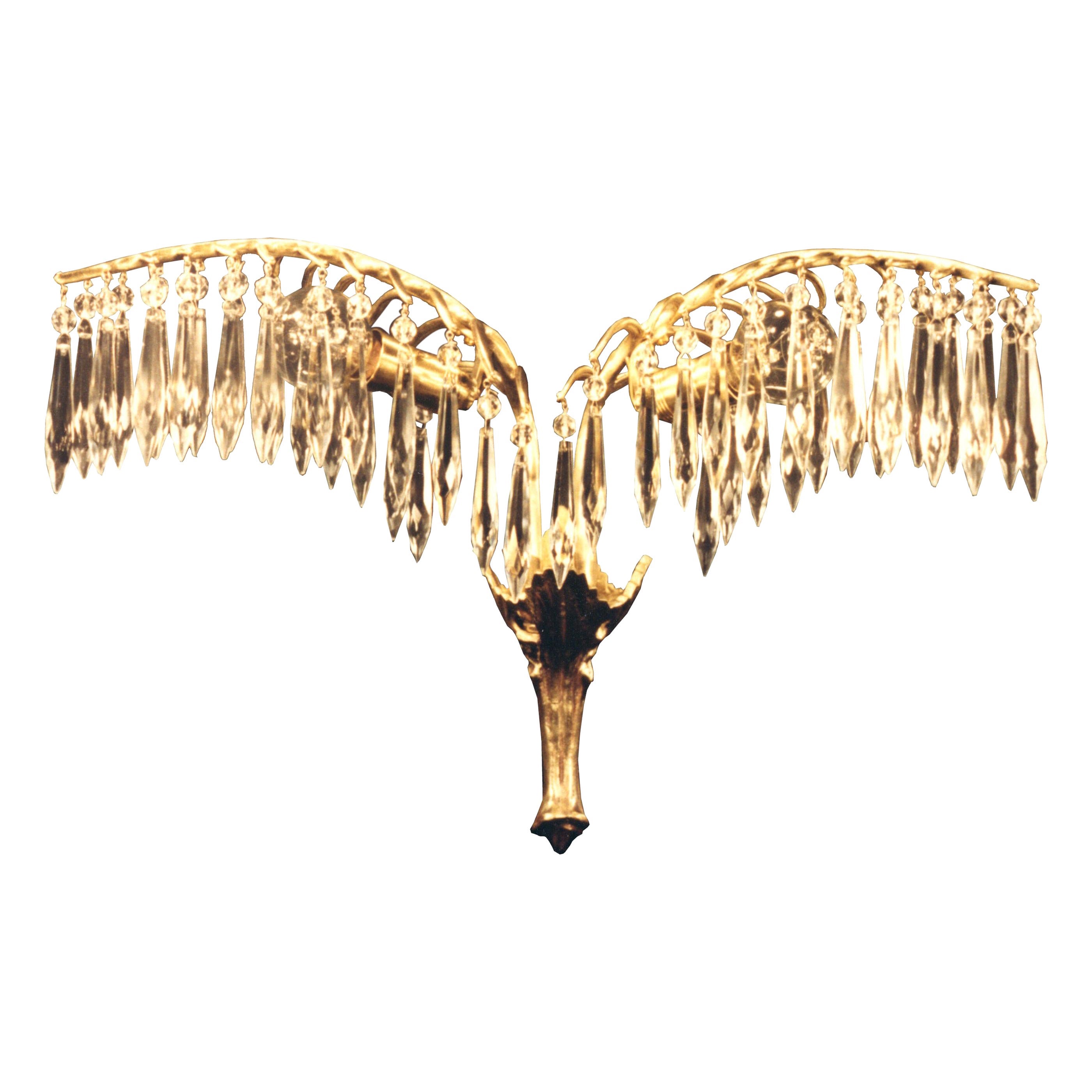 Josef Hoffmann, Wiener Werkstätte Jugendstil Wall Lamp, Re-Edition