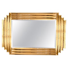 Apricot Gold Ziggurat Mirror