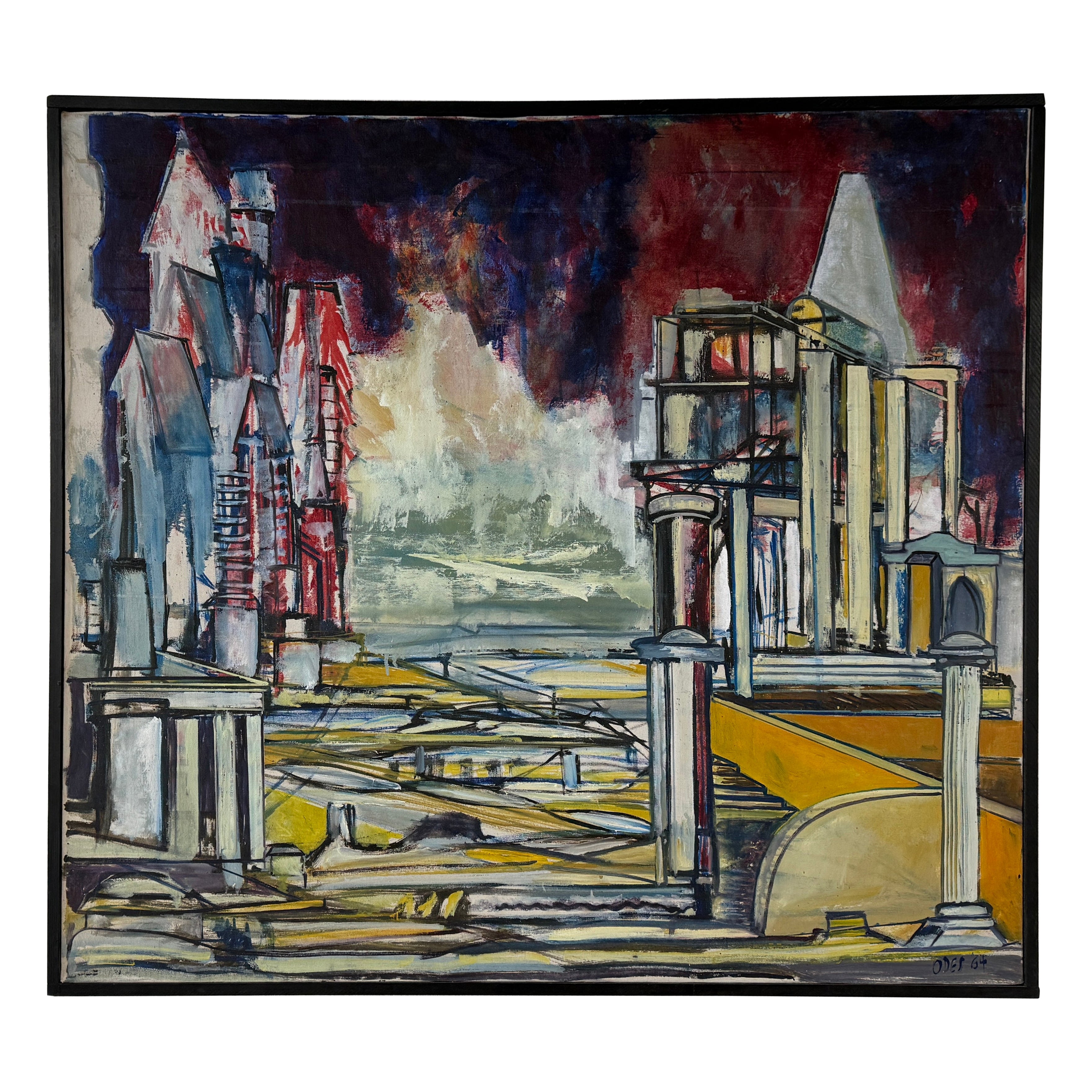 Louise Odes Neaderland Architectural "City", 1964 in vendita