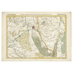 Map of Amersfoort and Surroundings von Covens & Mortier, veröffentlicht 1747