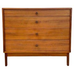 Midcentury American Studio Craft Richard Artschwager Walnut 4 Drawer Dresser