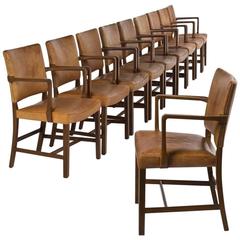 Palle Suenson Set of 10 Dining Chairs for Jacob Kjaer