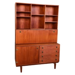 The Moderns Modern credenza flip down desk bookcase shelf unit by Lovig