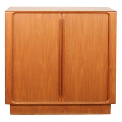 Mid century Danish modern teak wardrobe Bernhard Pedersen & Son