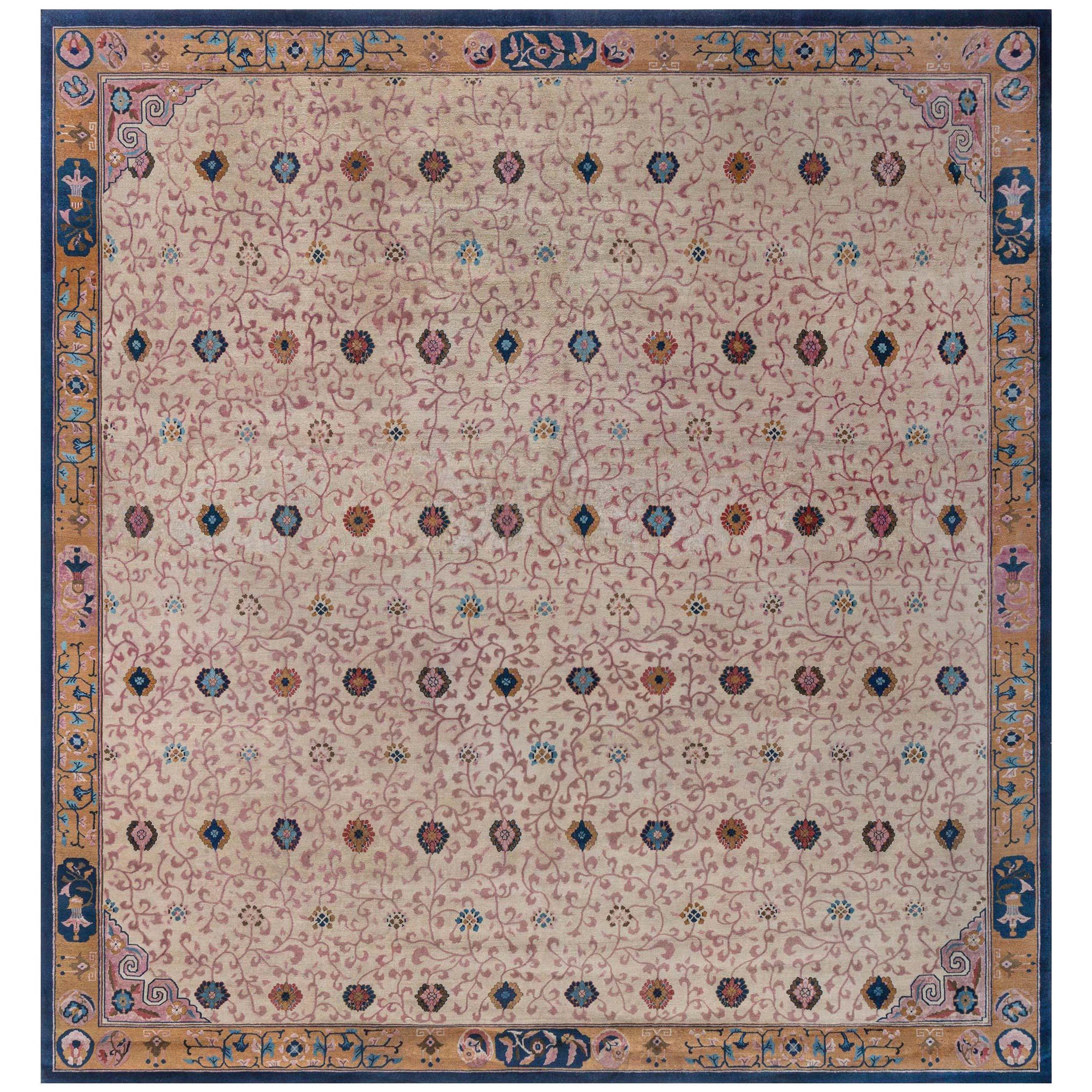 Tapis chinois ancien Doris Leslie Blau ajusté