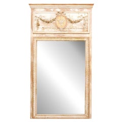 A Superb 19th C. French Neoclassical Trumeau Mirror, 6.75 Ft Tall