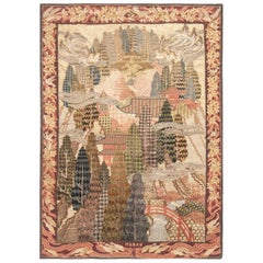Doris Leslie Blau Early 20th Century Metal Thread Botanic Tapestry