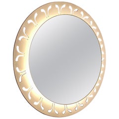 Illuminated mirror by Ernest Igl for Hillebrand