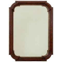 Miroir doré et en fausse écaille de tortue
