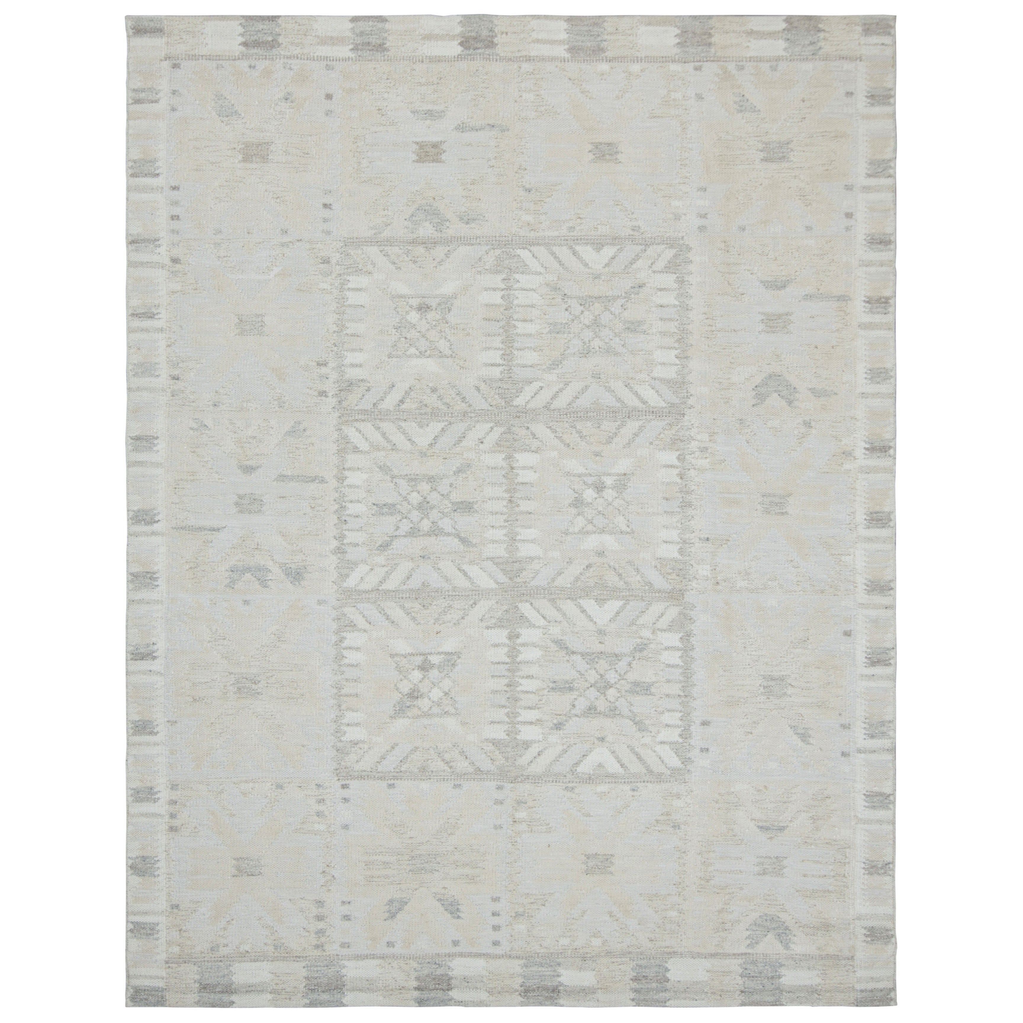Tappeto in stile scandinavo Rug & Kilim con motivi geometrici beige e grigi