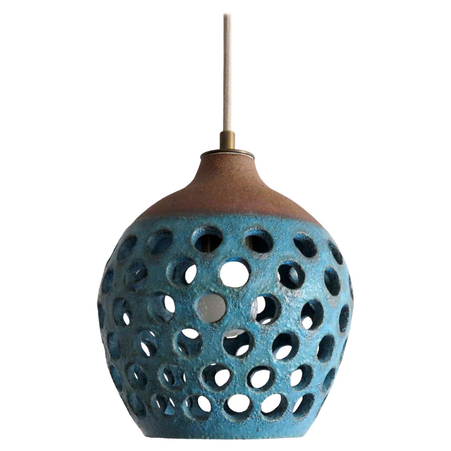 Petite Ceramic Pendant Light No.1202 by Heather Levine