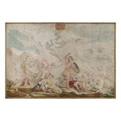 Arazzo pittorico francese firmato Jean-Baptiste Deshays - Rug & Kilim