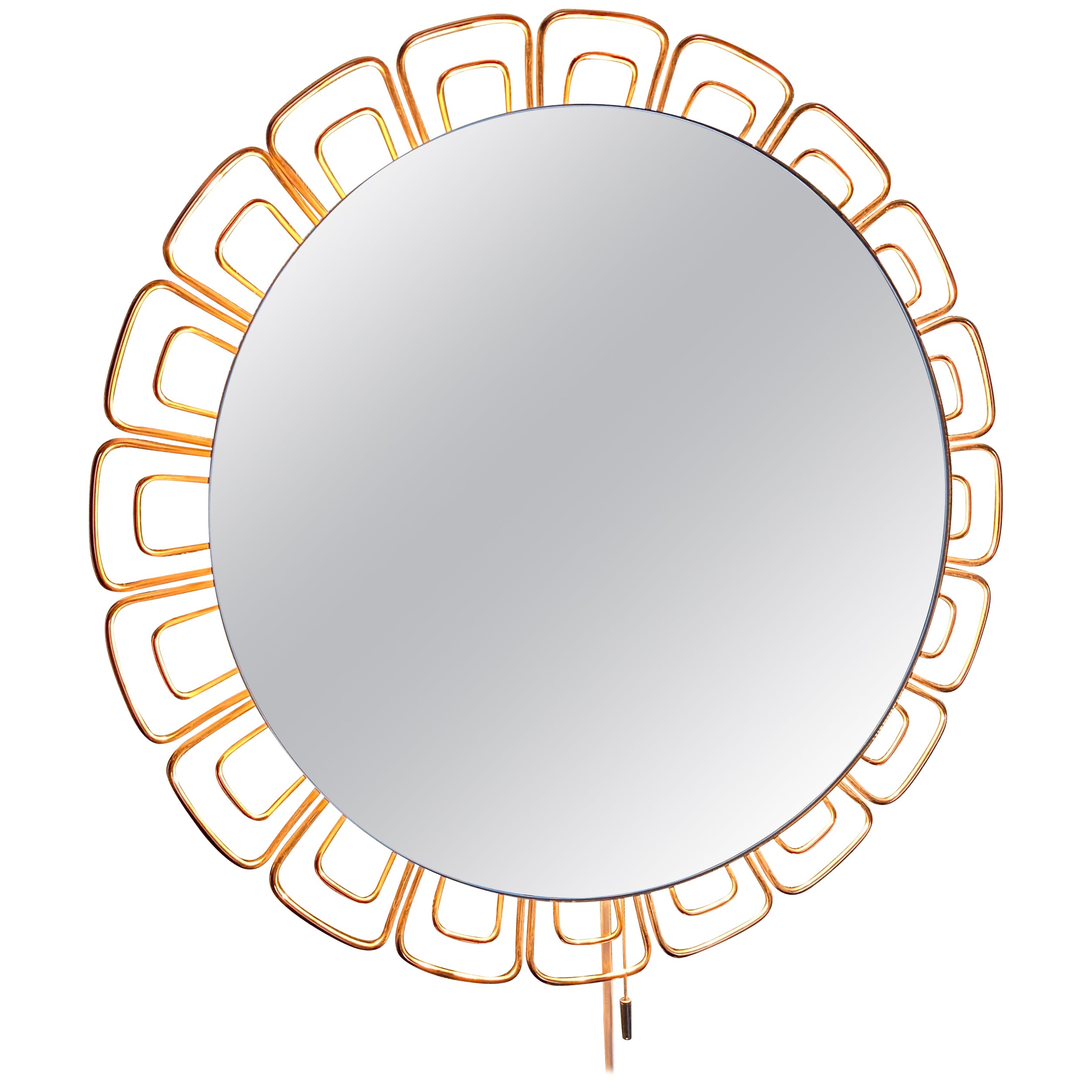 Illuminated mirror by Hillebrand
