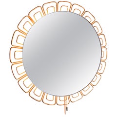 Illuminated mirror by Hillebrand