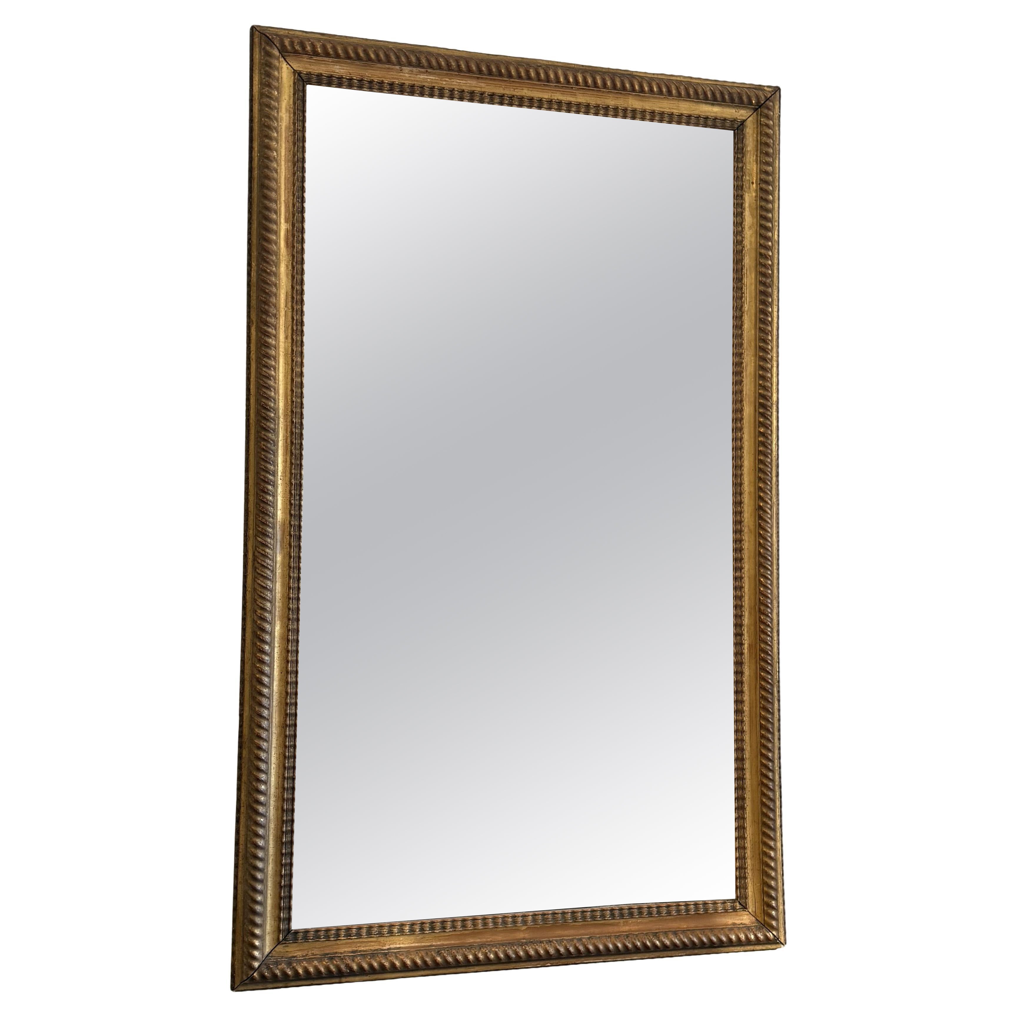 Late 18th Century French Provincial Gilt Mirror