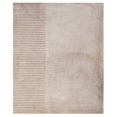 Alfombra anudada a mano Jaipur Rugs Blanco pimienta y blanco ensueño 60X90 cm