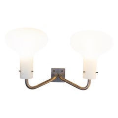 Set of 2 LP12 wall sconces, Ignazio Gardella, Azucena, 1960, 2 point light version