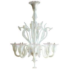 Italian Glass Chandelier