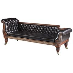 Antikes Daybed aus der Regency-Periode:: zugeschrieben William Trotter aus Edinburgh