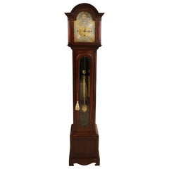 Early 20th Century Mahogany Tiffany & Co Musical Grandfather Grandmother Clock
